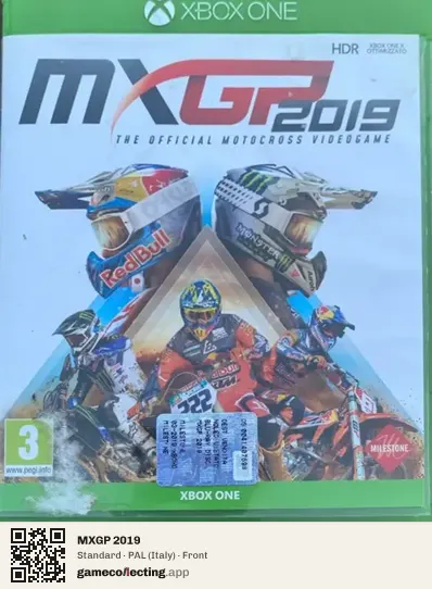 MXGP 2019 Xbox One, Italy box front
