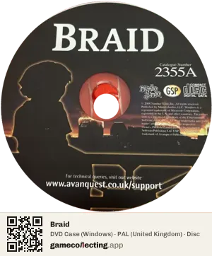 Braid Computer, PAL disc