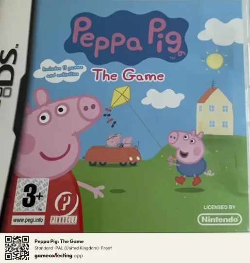 Peppa Pig: The Game Nintendo DS, United Kingdom box front