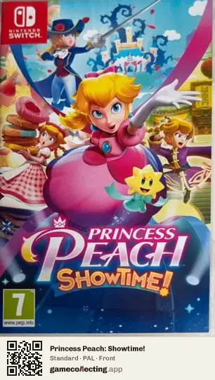Princess Peach: Showtime! Nintendo Switch, PAL box front