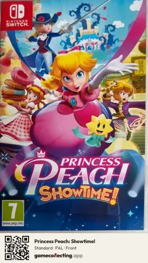 Princess Peach: Showtime! Nintendo Switch, PAL box front