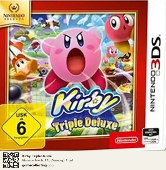 Kirby: Triple Deluxe Nintendo 3DS, Germany box front