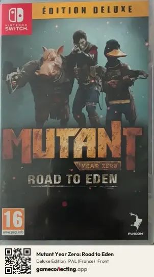 Mutant Year Zero: Road to Eden Nintendo Switch, France box front
