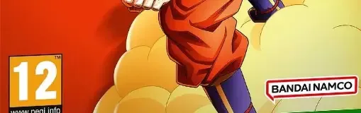 Dragon Ball Z: Kakarot, the PEGI square on its front