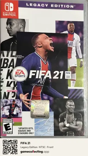 FIFA 21 Nintendo Switch, NTSC box front