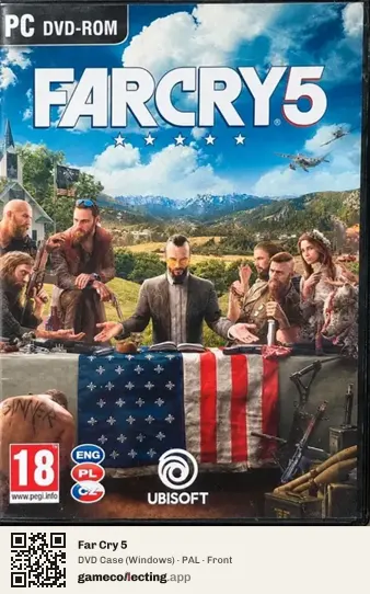 Far Cry 5 Computer, PAL box front