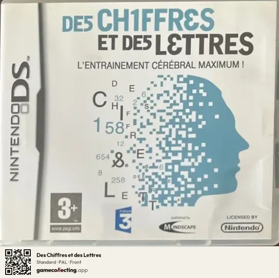 Des Chiffres et des Lettres Nintendo DS, PAL box front