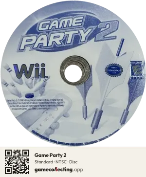 Game Party 2 Nintendo Wii, NTSC disc