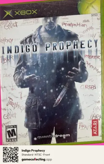 Indigo Prophecy Xbox, NTSC box front