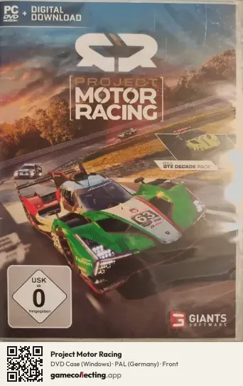 Project Motor Racing Computer, Germany box front