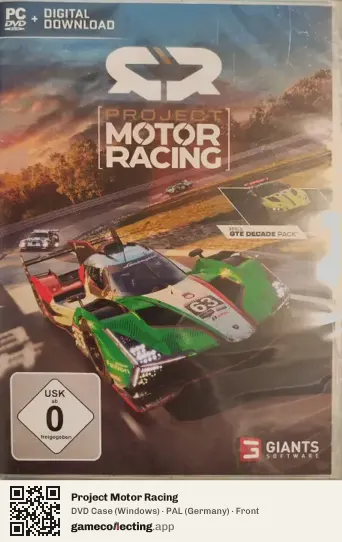 Project Motor Racing Computer, Germany box front