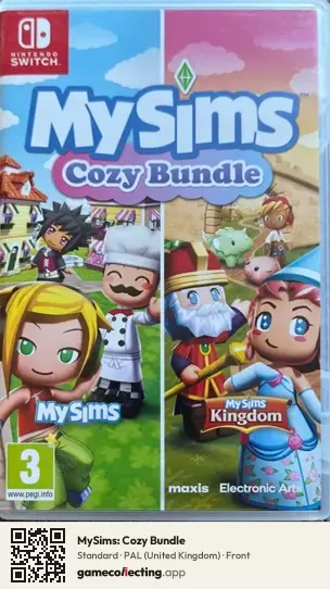 MySims: Cozy Bundle Nintendo Switch, United Kingdom box front