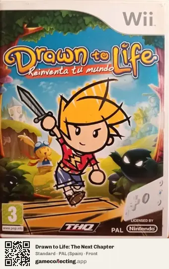 Drawn to Life: The Next Chapter Nintendo Wii, Spain box front