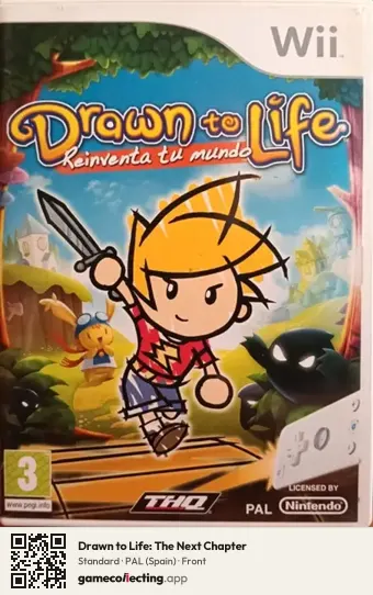Drawn to Life: The Next Chapter Nintendo Wii, Spain box front