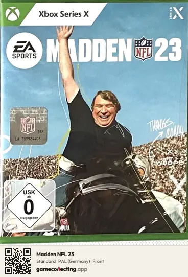 Madden NFL 23 Xbox Series X, Germany box front