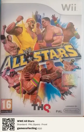 WWE All Stars Nintendo Wii, Spain box front