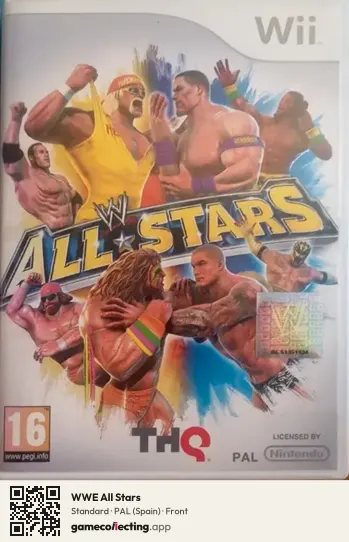 WWE All Stars Nintendo Wii, Spain box front