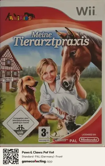 Paws & Claws: Pet Vet Nintendo Wii, Germany box front