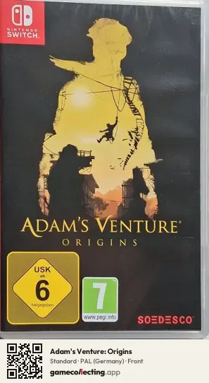 Adam's Venture: Origins Nintendo Switch, Germany box front
