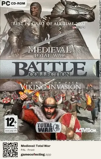 Medieval: Total War Computer, PAL box front