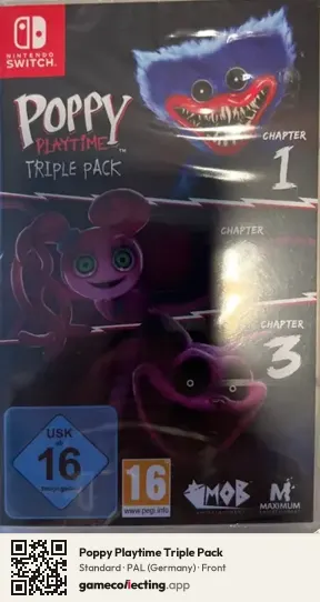 Poppy Playtime Triple Pack Nintendo Switch, Germany box front