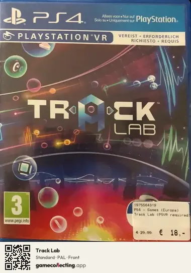 Track Lab PlayStation 4, PAL box front