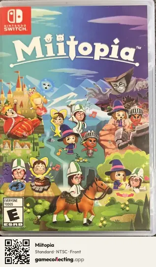 Miitopia Nintendo Switch, NTSC box front