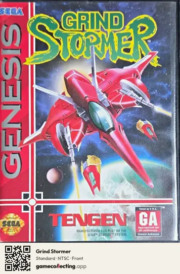 Grind Stormer Sega Mega Drive / Genesis, NTSC box front