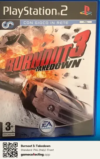Burnout 3: Takedown PlayStation 2, Italy box front