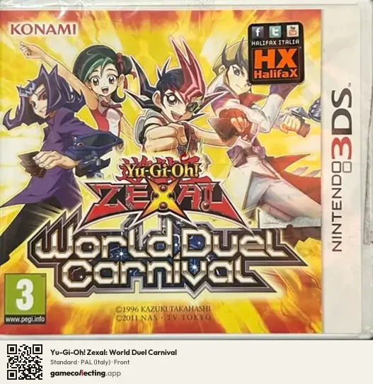 Yu-Gi-Oh! Zexal: World Duel Carnival Nintendo 3DS, Italy box front