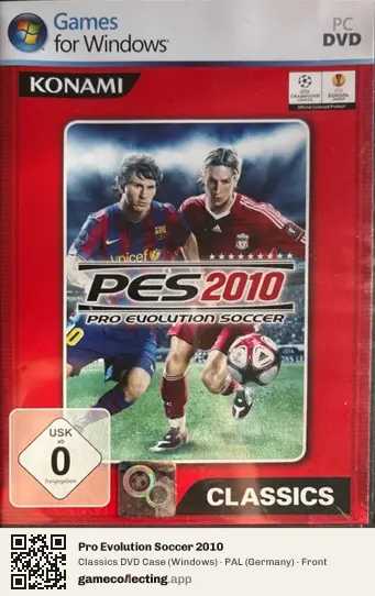 Pro Evolution Soccer 2010 Computer, Germany box front