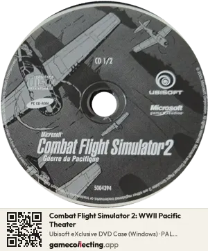 Combat Flight Simulator 2: WWII Pacific Theater Computer, PAL disc