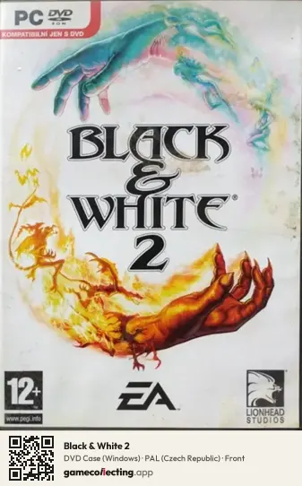 Black & White 2 Computer, Czech Republic box front