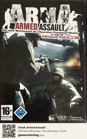 ArmA: Armed Assault Computer, Germany box front