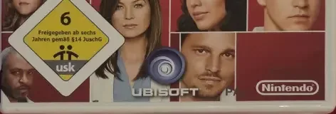Grey's Anatomy: The Video Game, the USK square on its front