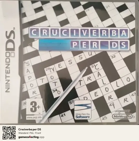Cruciverba per DS Nintendo DS, PAL box front