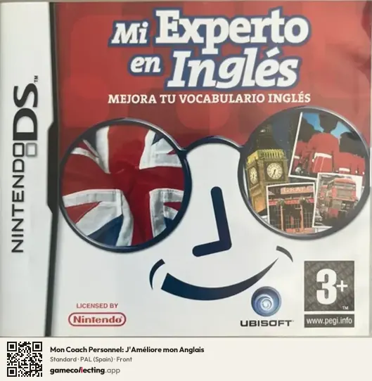Mon Coach Personnel: J'Améliore mon Anglais Nintendo DS, Spain box front