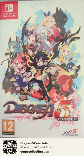 Disgaea 5 Complete Nintendo Switch, Italy box front