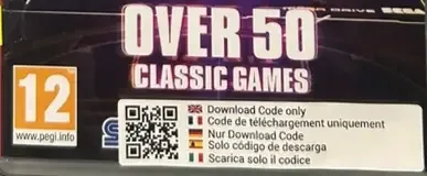 Sega Genesis Classics, the PEGI square on its front