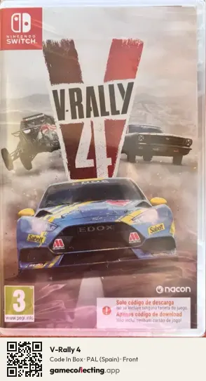 V-Rally 4 Nintendo Switch, Spain box front