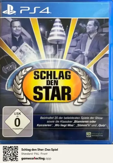 Schlag den Star: Das Spiel PlayStation 4, PAL box front