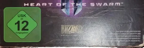 StarCraft II: Heart of the Swarm, the USK square on its front