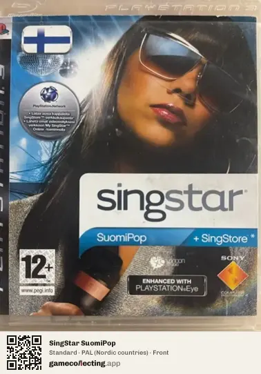SingStar SuomiPop PlayStation 3, Nordic countries box front