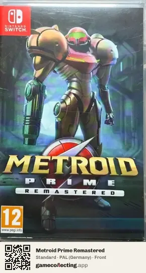Metroid Prime Remastered Nintendo Switch, Germany box front
