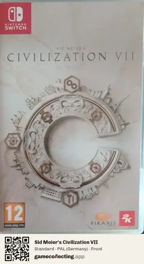 Sid Meier's Civilization VII Nintendo Switch, Germany box front