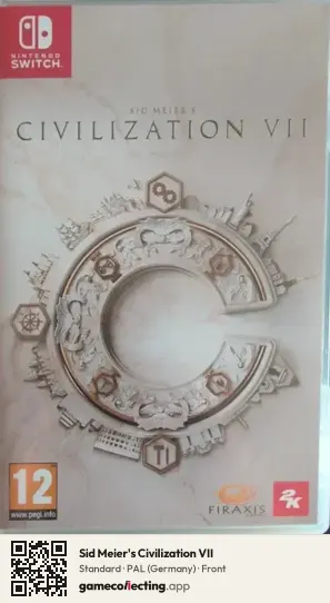 Sid Meier's Civilization VII Nintendo Switch, Germany box front