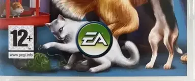 The Sims 2: Pets, the PEGI square on its front