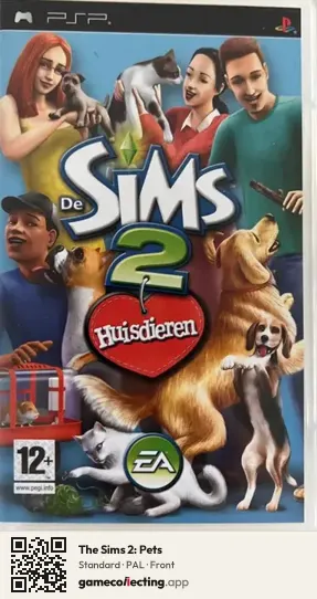 The Sims 2: Pets PlayStation Portable, PAL box front