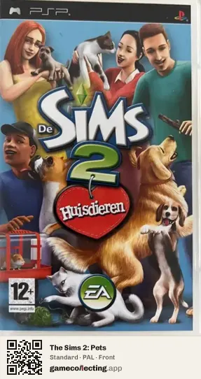 The Sims 2: Pets PlayStation Portable, PAL box front