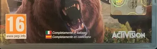 Cabela's Big Game Hunter 2012, the PEGI square on its front